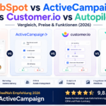 HubSpot vs ActiveCampaign vs Customer.io vs Autopilot (heute Ortto) – Vergleich, Preise & Funktionen (2026)