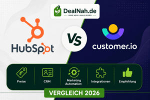 Mehr über den Artikel erfahren HubSpot vs Customer.io – Vergleich, Preise & Funktionen (2026)