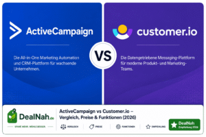 Mehr über den Artikel erfahren ActiveCampaign vs Customer.io – Vergleich, Preise & Funktionen (2026)